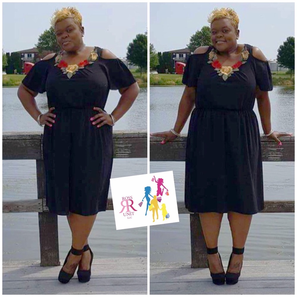 Daphne Cold Shoulder Tunic Dress